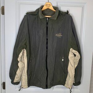 Santco Alaska Women's XL Two-Tone Fleece Light Winter Jacket, Pockets, Hood